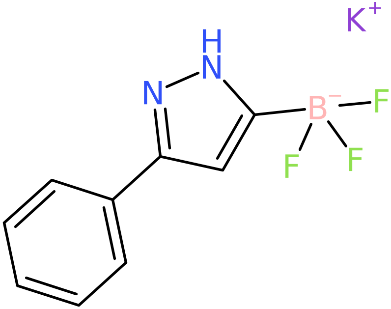 CAS: 1402242-81-2 | Potassium trifluoro(3-phenyl-1H-pyrazol-5-yl)borate, NX23344