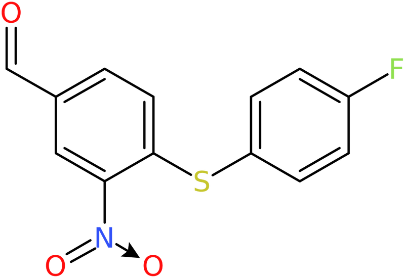 CAS: 952182-59-1 | 4-[(4-Fluorophenyl)thio]-3-nitrobenzaldehyde, NX70736