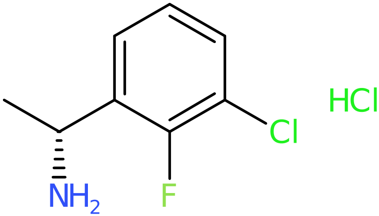 CAS: 1253792-97-0 | (1R)-1-(3-Chloro-2-fluorophenyl)ethylamine hydrochloride, >95%, NX19032