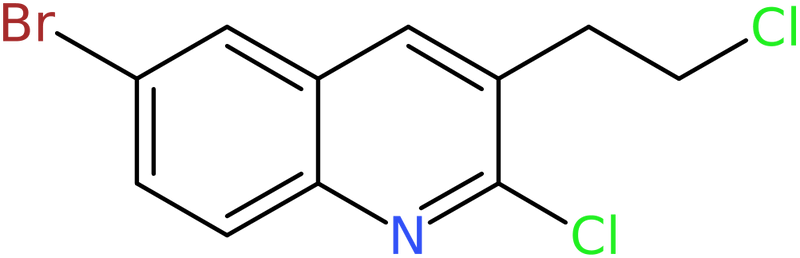 CAS: 948294-46-0 | 2-Chloro-3-(2-chloroethyl)-6-bromoquinoline, NX70472