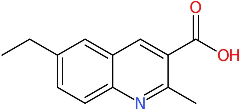 CAS: 92513-36-5 | 6-Ethyl-2-methylquinoline-3-carboxylic acid, NX69155