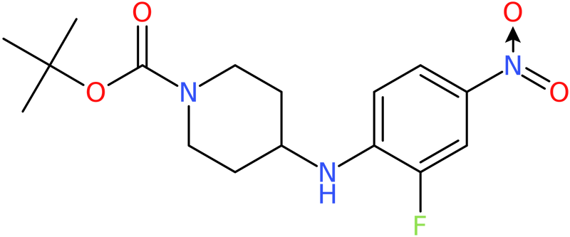 CAS: 952285-81-3 | 4-[(2-Fluoro-4-nitrophenyl)amino]piperidine, N1-BOC protected, NX70822