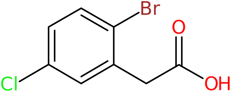 CAS: 81682-38-4 | 2-Bromo-5-chlorophenylacetic acid, NX62742