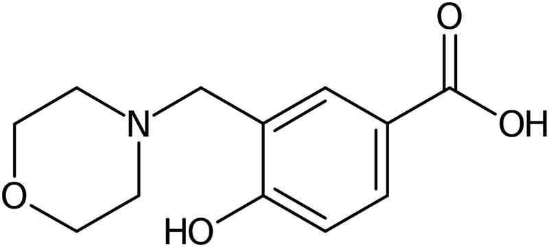 CAS: 143269-99-2 | 4-Hydroxy-3-(morpholinomethyl)benzoic acid, NX24216