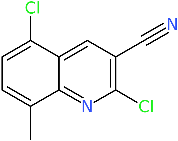 CAS: 948291-30-3 | 2,5-Dichloro-8-methylquinoline-3-carbonitrile, NX70438