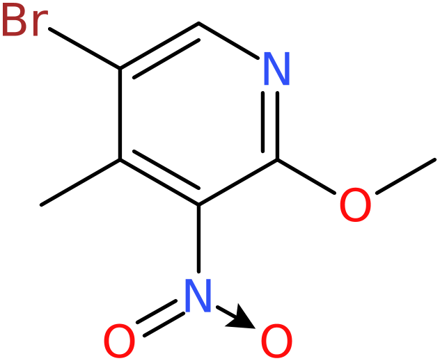 CAS: 884495-14-1 | 5-Bromo-2-methoxy-4-methyl-3-nitropyridine, NX66202