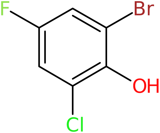 CAS: 886499-83-8 | 2-Bromo-6-chloro-4-fluorophenol, >97%, NX66757