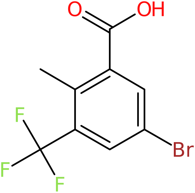 CAS: 1266728-50-0 | 5-Bromo-2-methyl-3-(trifluoromethyl)benzoic acid, >97%, NX19796