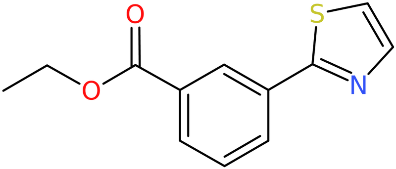 CAS: 886851-29-2 | Ethyl 3-(1,3-thiazol-2-yl)benzoate, >97%, NX66954