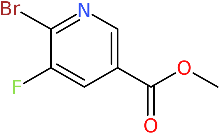 CAS: 1214336-88-5 | Methyl 6-bromo-5-fluoronicotinate, >95%, NX17618