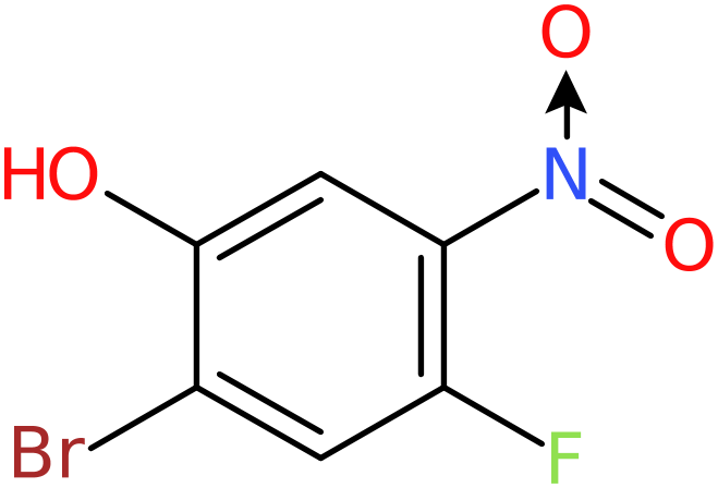 CAS: 84478-87-5 | 2-Bromo-4-fluoro-5-nitrophenol, >99%, NX63417