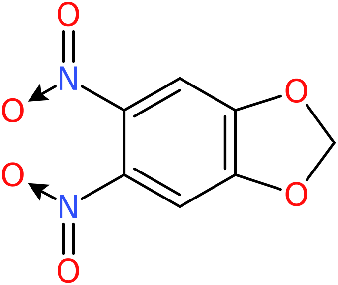 CAS: 7748-59-6 | 5,6-Dinitro-1,3-benzodioxole, >95%, NX61597