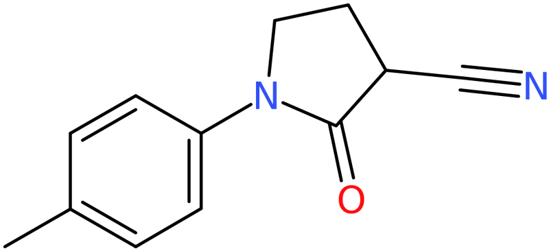 CAS: 930298-97-8 | 1-(4-Methylphenyl)-2-oxopyrrolidine-3-carbonitrile, NX69423