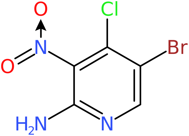 CAS: 942947-95-7 | 2-Amino-5-bromo-4-chloro-3-nitropyridine, >97%, NX70149