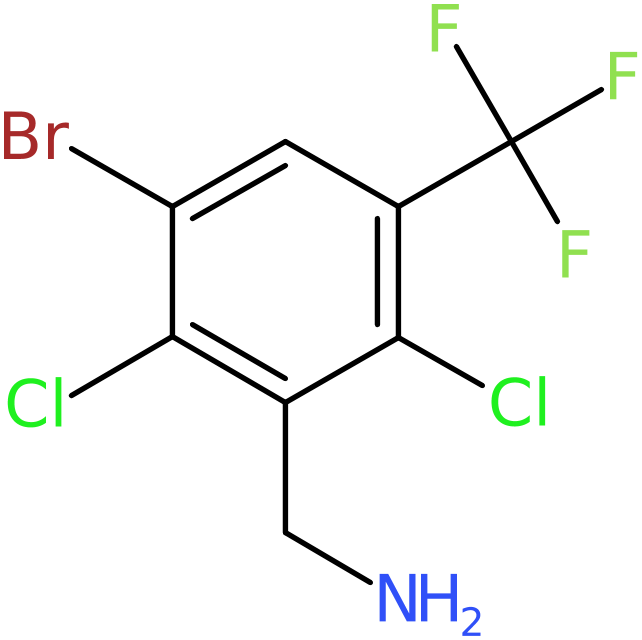 3-Bromo-2,6-dichloro-5-(trifluoromethyl)benzylamine, NX74574