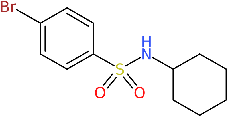 CAS: 7454-76-4 | 4-Bromo-N-cyclohexylbenzenesulphonamide, >98%, NX60396