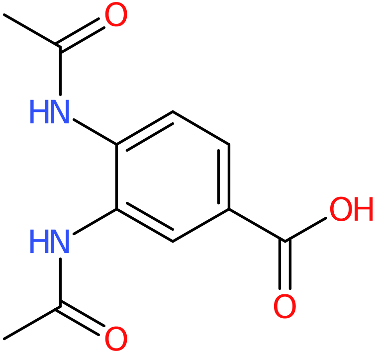 CAS: 205873-56-9 | 3,4-Diacetamidobenzoic acid, NX33429