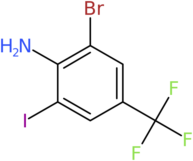 CAS: 875306-20-0 | 4-Amino-3-bromo-5-iodobenzotrifluoride, >95%, NX65683