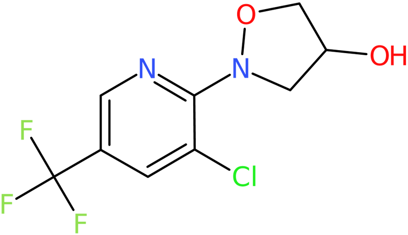 CAS: 1357147-43-3 | 2-[3-Chloro-5-(trifluoromethyl)pyridin-2-yl]-1,2-oxazolidin-4-ol, NX22142