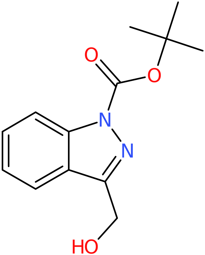 CAS: 882188-87-6 | 3-(Hydroxymethyl)-1H-indazole, N1-BOC protected, NX66054