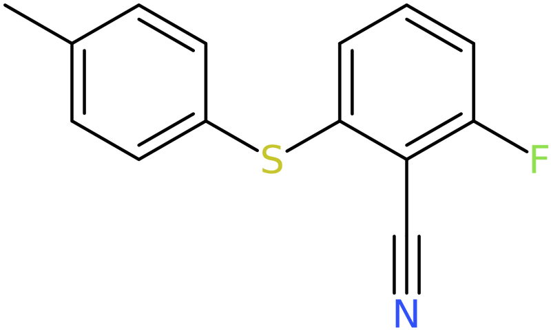 CAS: 175204-11-2 | 2-Fluoro-6-[(4-methylphenyl)sulphanyl]benzonitrile, >97%, NX29269