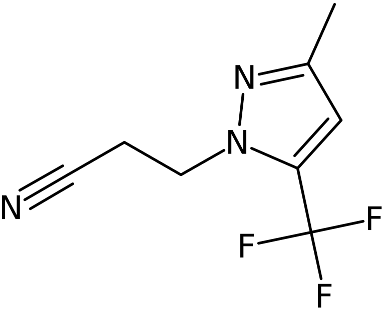 CAS: 1006461-11-5 | 3-[3-Methyl-5-(trifluoromethyl)-1H-pyrazol-1-yl]propanenitrile, NX10695