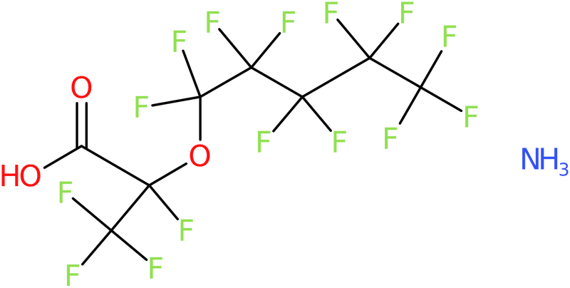 CAS: 96513-97-2 | Ammonium 2-perfluoropentoxy-2,3,3,3-tetrafluoropropanoate, NX71384