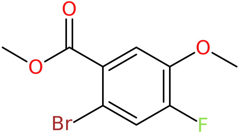 CAS: 1007455-22-2 | Methyl 2-bromo-4-fluoro-5-methoxybenzoate, NX10741