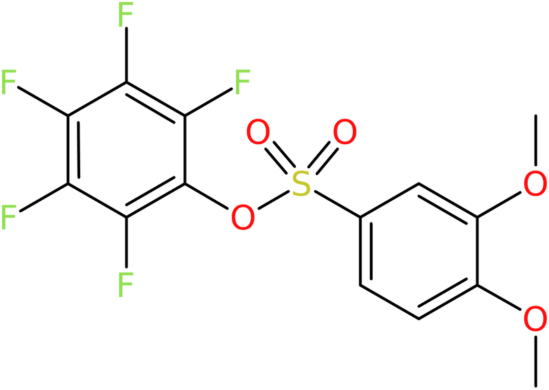 CAS: 886361-12-2 | 2,3,4,5,6-Pentafluorophenyl 3,4-dimethoxybenzenesulphonate, NX66544