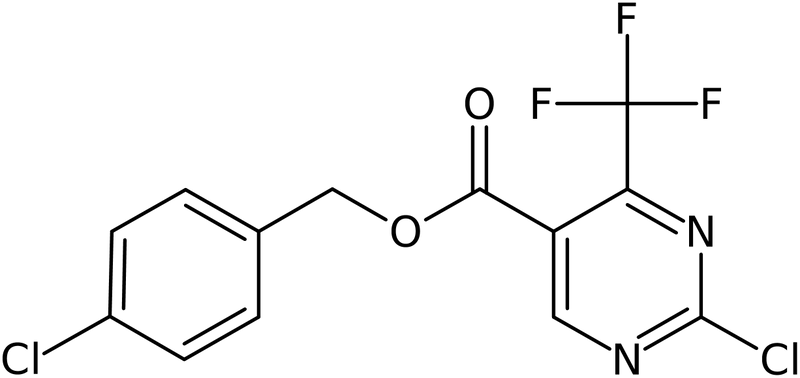 CAS: 175137-30-1 | 4-Chlorobenzyl-2-chloro-4-(trifluoromethyl)pyrimidine-5-carboxylate, >97%, NX29166