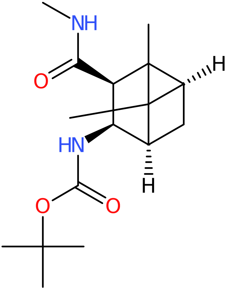 CAS: 1027343-56-1 | tert-Butyl (1R,2R,3S,5R)-(2-methylaminocarbonyl-6,6-dimethylbicyclo[3.1.1]hept-3-yl)-carbamate, NX11650