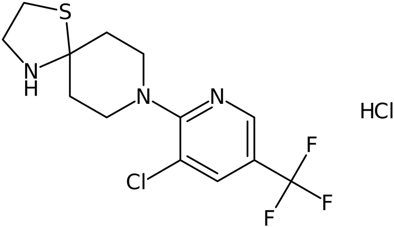 CAS: 1242267-83-9 | 8-[3-Chloro-5-(trifluoromethyl)pyridin-2-yl]-1-thia-4,8-diazaspiro[4.5]decane hydrochloride, NX18744