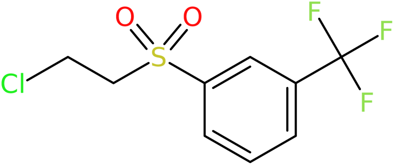 CAS: 175203-09-5 | 2-Chloroethyl 3-[(trifluoromethyl)phenyl] sulphone, >97%, NX29233