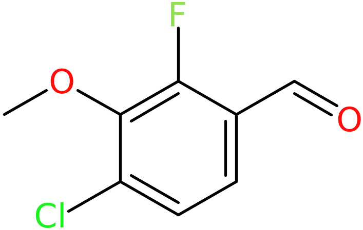 CAS: 1002344-97-9 | 4-Chloro-2-fluoro-3-methoxybenzaldehyde, >98%, NX10329