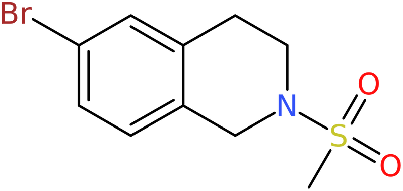 CAS: 1046816-12-9 | 6-Bromo-2-(methylsulfonyl)-1,2,3,4-tetrahydroisoquinoline, >95%, NX12356