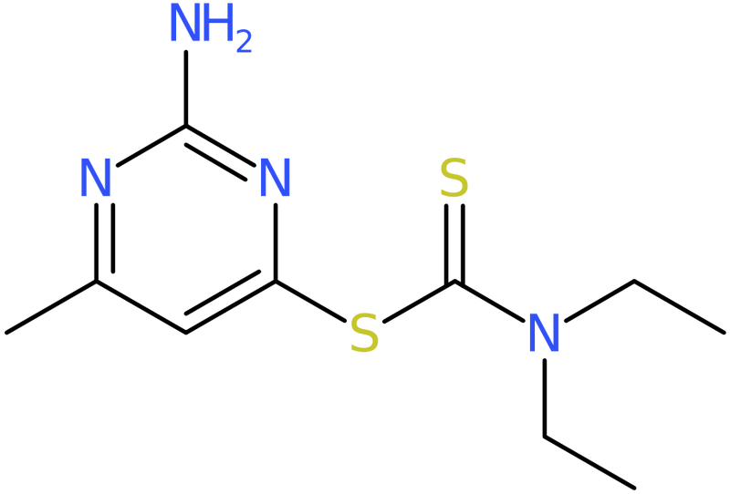 CAS: 937604-52-9 | 2-Amino-6-methyl-4-pyrimidinyl N,N-diethylcarbamodithioate, NX69844