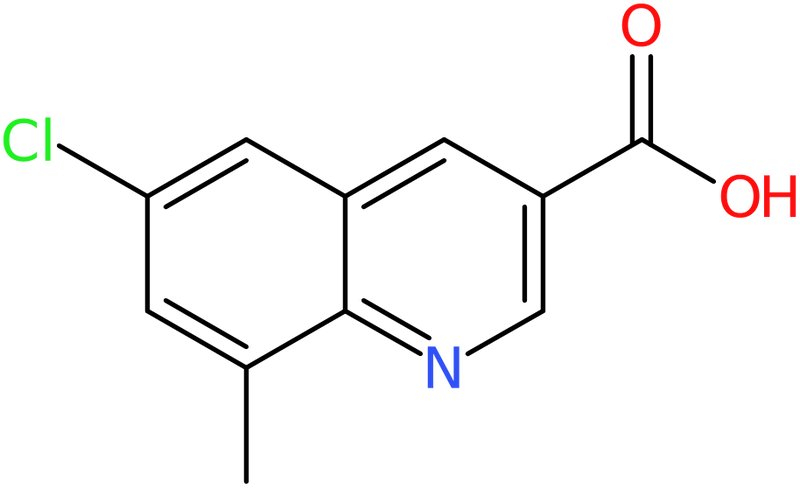 CAS: 948289-56-3 | 6-Chloro-8-methylquinoline-3-carboxylic acid, NX70427