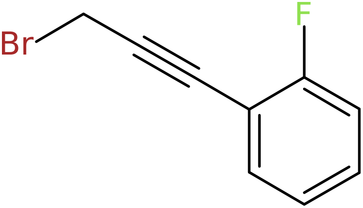 CAS: 1020153-63-2 | 1-(3-Bromoprop-1-ynyl)-2-fluoro-benzene, >95%, NX11416