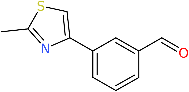 CAS: 850375-05-2 | 3-(2-Methyl-1,3-thiazol-4-yl)benzaldehyde, >97%, NX63817