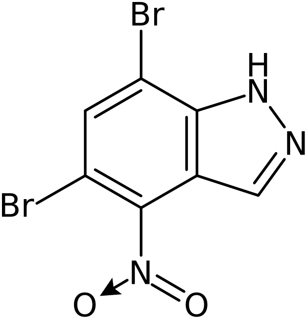 CAS: 1427460-60-3 | 5,7-Dibromo-4-nitro-1H-indazole, tech, NX23991