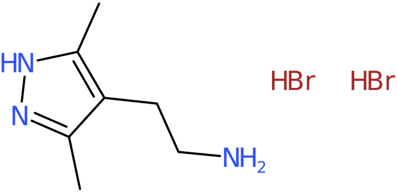 CAS: 1257658-83-5 | 4-(2-Aminoethyl)-3,5-dimethyl-1H-pyrazole dihydrobromide, NX19248