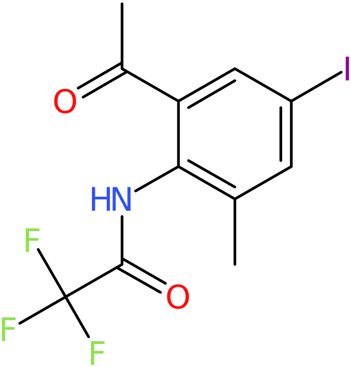 CAS: 935292-71-0 | 2-Acetyl-4-iodo-6-methyl-N-(trifluoroacetyl)aniline, NX69661