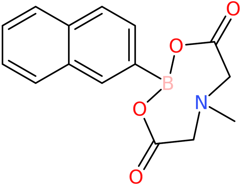 CAS: 1356823-19-2 | 6-Methyl-2-(naphthalen-2-yl)-1,3,6,2-dioxazaborocane-4,8-dione, NX22130