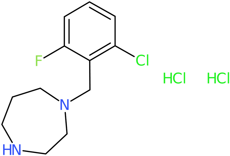 CAS: 1049733-74-5 | 1-(2-Chloro-6-fluorobenzyl)homopiperazine dihydrochloride, NX12454