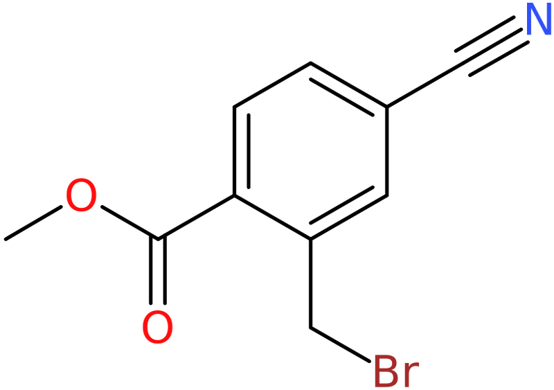 CAS: 165111-46-6 | Methyl 2-bromomethyl-4-cyanobenzoate, >95%, NX27775