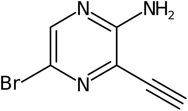 CAS: 1209289-08-6 | 2-Amino-5-bromo-3-ethynylpyrazine, >95%, NX17302