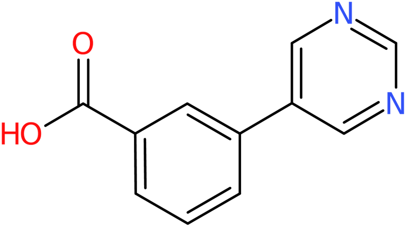 CAS: 852180-74-6 | 3-Pyrimidin-5-ylbenzoic acid, >97%, NX64134