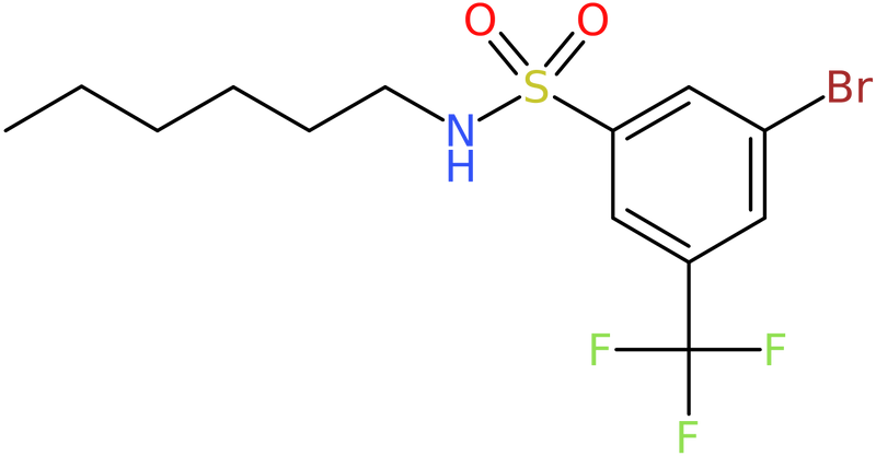 CAS: 951884-63-2 | 3-Bromo-5-(N-hexylsulphamoyl)benzotrifluoride, NX70673