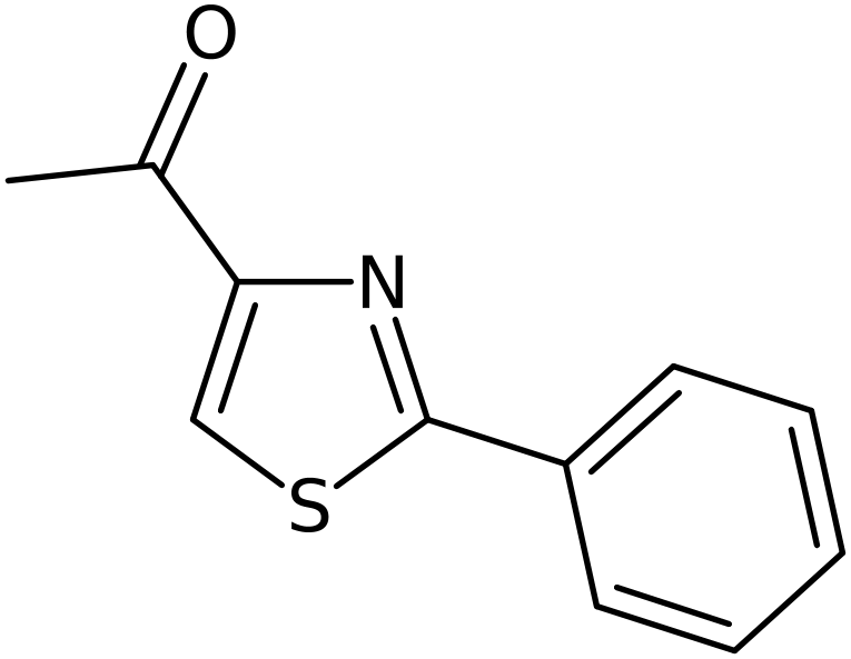 CAS: 10045-52-0 | 1-(2-Phenyl-1,3-thiazol-4-yl)ethan-1-one, >95%, NX10487