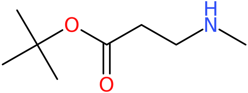 CAS: 143707-72-6 | tert-Butyl 3-(methylamino)propionate, >97%, NX24329